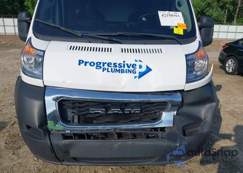 2021 Ram Promaster 1500 High Roof 136 Wb from USA, damaged, VIN 3C6LRVBGXME553883